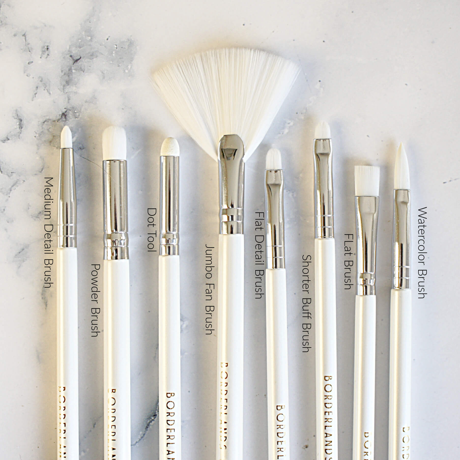 Food Safe Paint Brushes for Decorating Cookies, Cakes, Fondant, Macarons  from Borderlands Bakery
